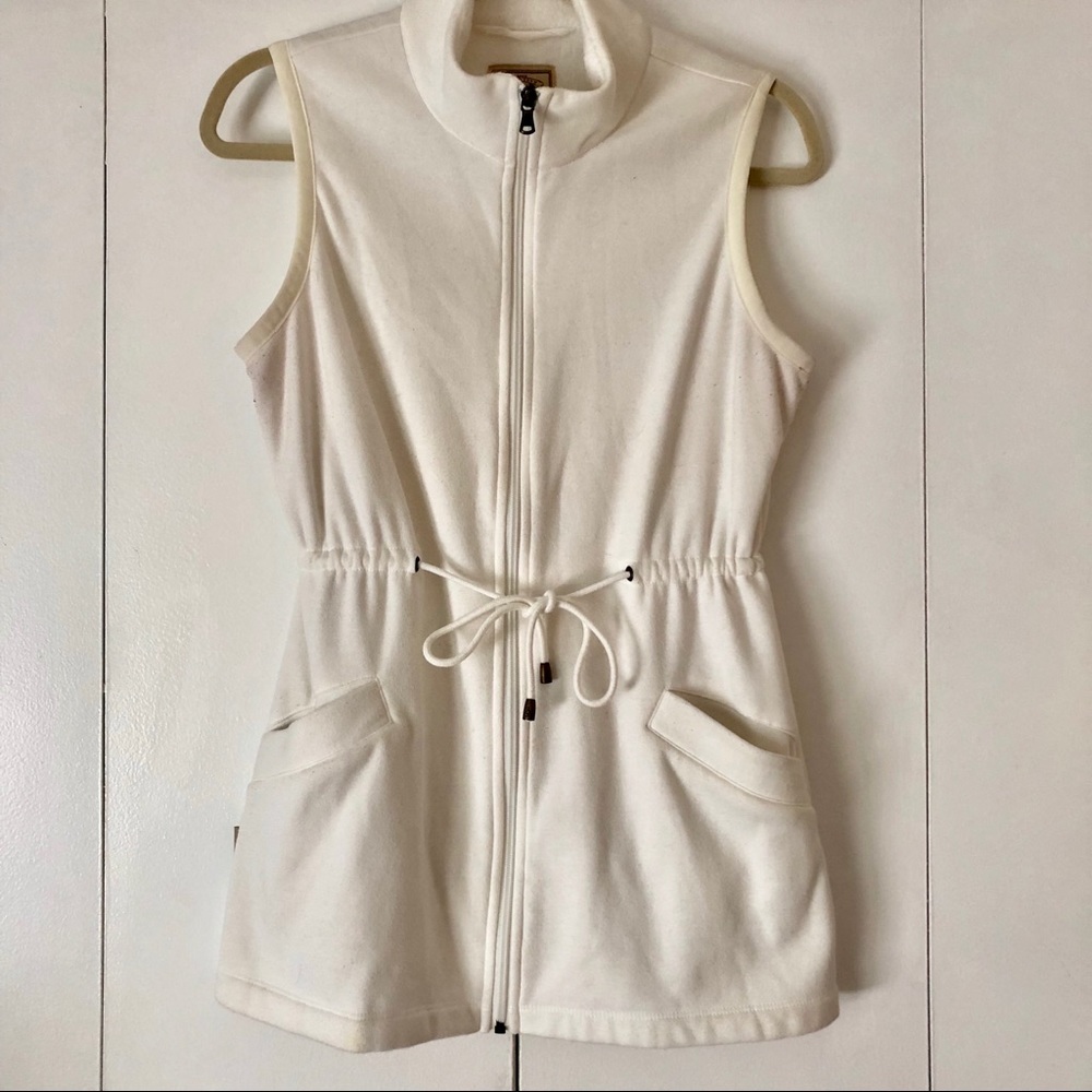 UGG Lightly Fleece Lined Zip-Up Vest with Pockets!